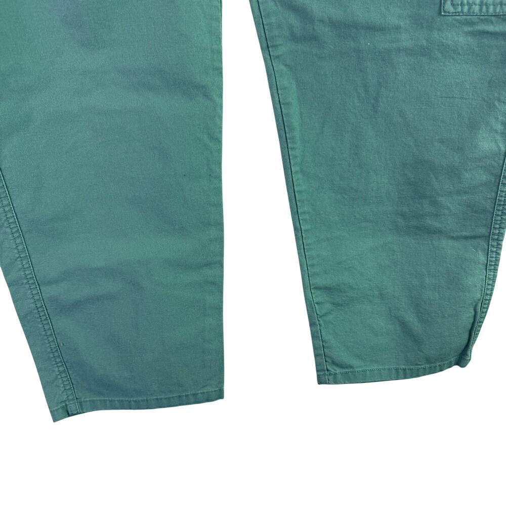 Woolrich Women's 12 Teal 100% Cotton Convertible Cargo Pants Shorts 1012WS - Picture 10 of 11